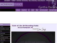 Tablet Screenshot of cynthiadaniels.net